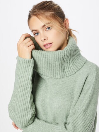 Oversized Sweater 'Franka' in Grün & Rosa