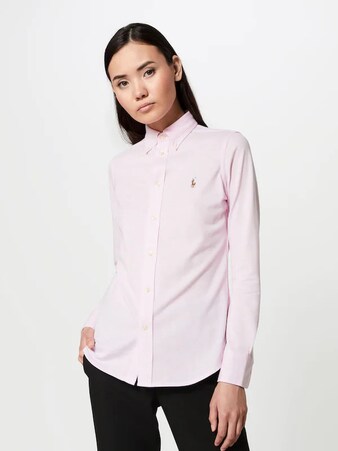 Polo Ralph Lauren Bluse 'HEIDI' in Rosa, Weiß & Blau