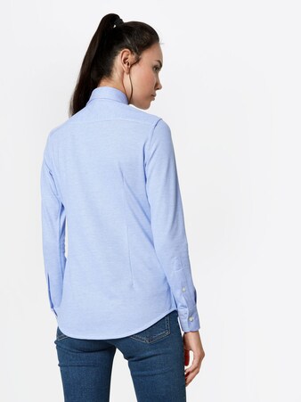 Polo Ralph Lauren Bluse 'HEIDI' in Blau, Rosa & Weiß