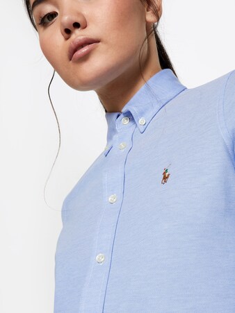 Polo Ralph Lauren Bluse 'HEIDI' in Blau, Rosa & Weiß