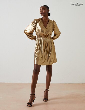 Annabelle Metallic Dress in 