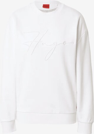 HUGO Sweatshirt 'Dakimara' in Weiß